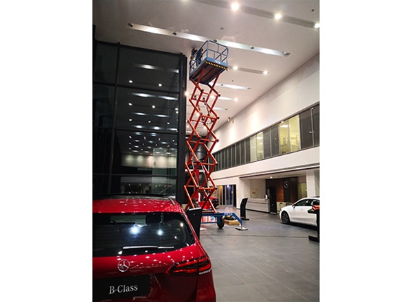 蕪湖中星奔馳4S店 水炮維修